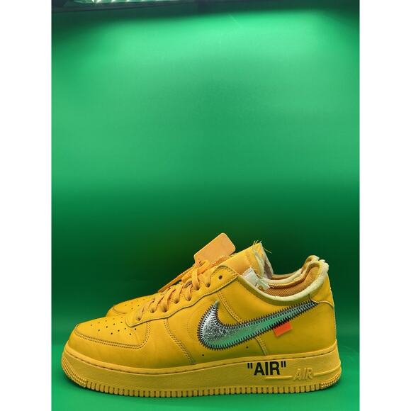Nike Air Force One 1 Low Off White ICA University Gold Sz 11.5 OG Box DD1876-700 main image 7